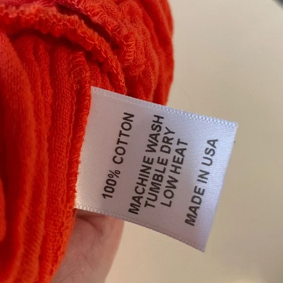 Felicité pink Cotton Gauze Smocked Midi Dress Size M - Picture 7 of 8